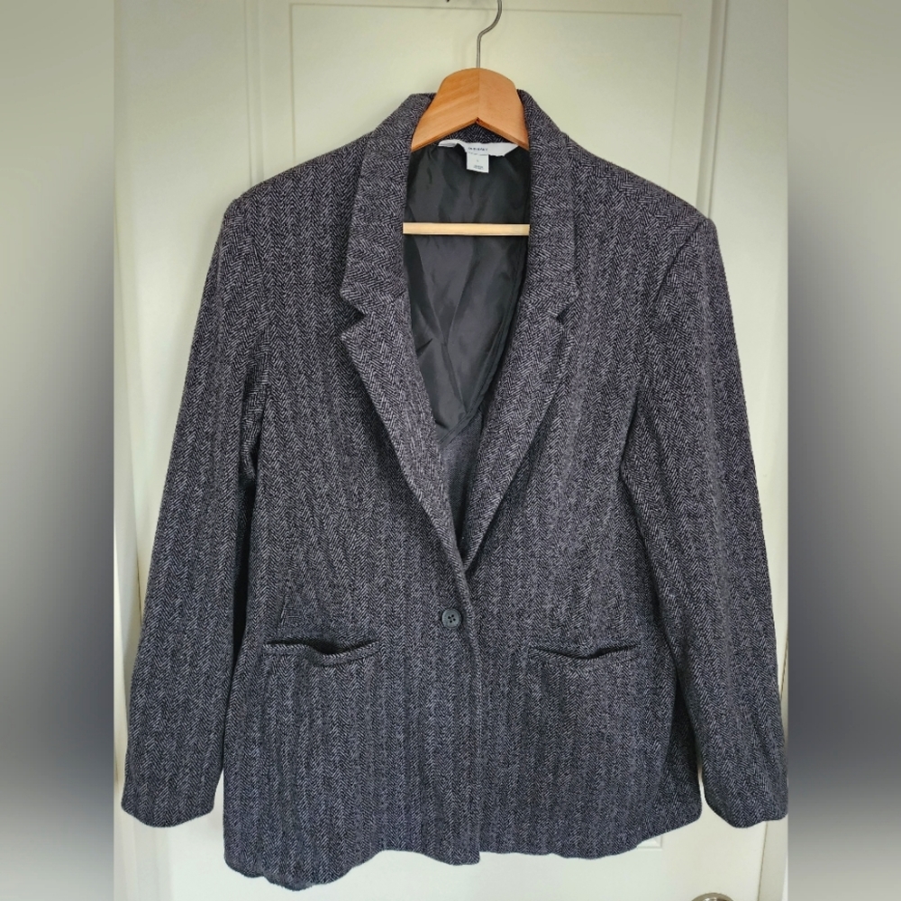 Herringbone Blazer - Size L